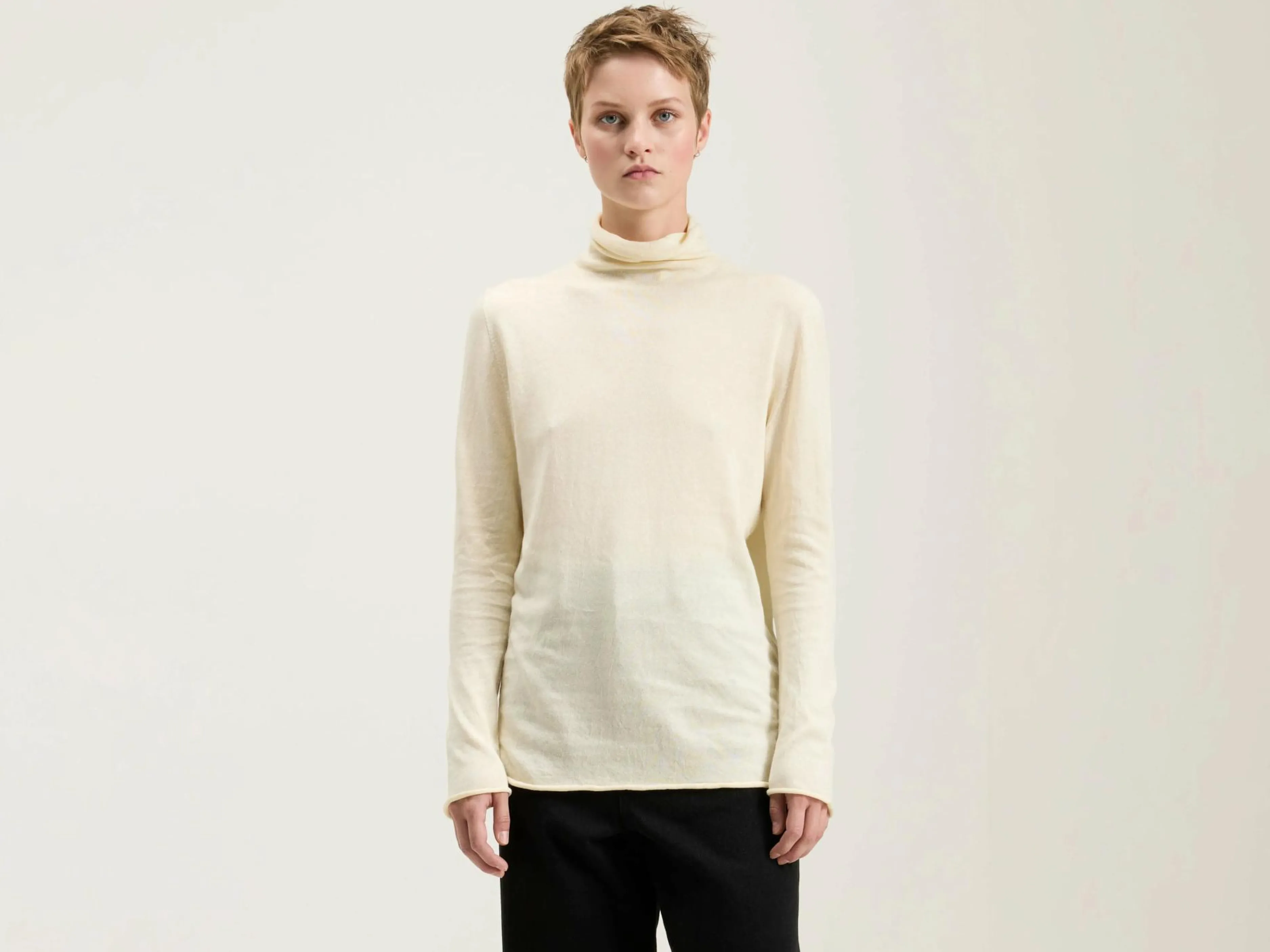 Agnes Organic Cotton Turtleneck-Nicholson & Nicholson Cheap